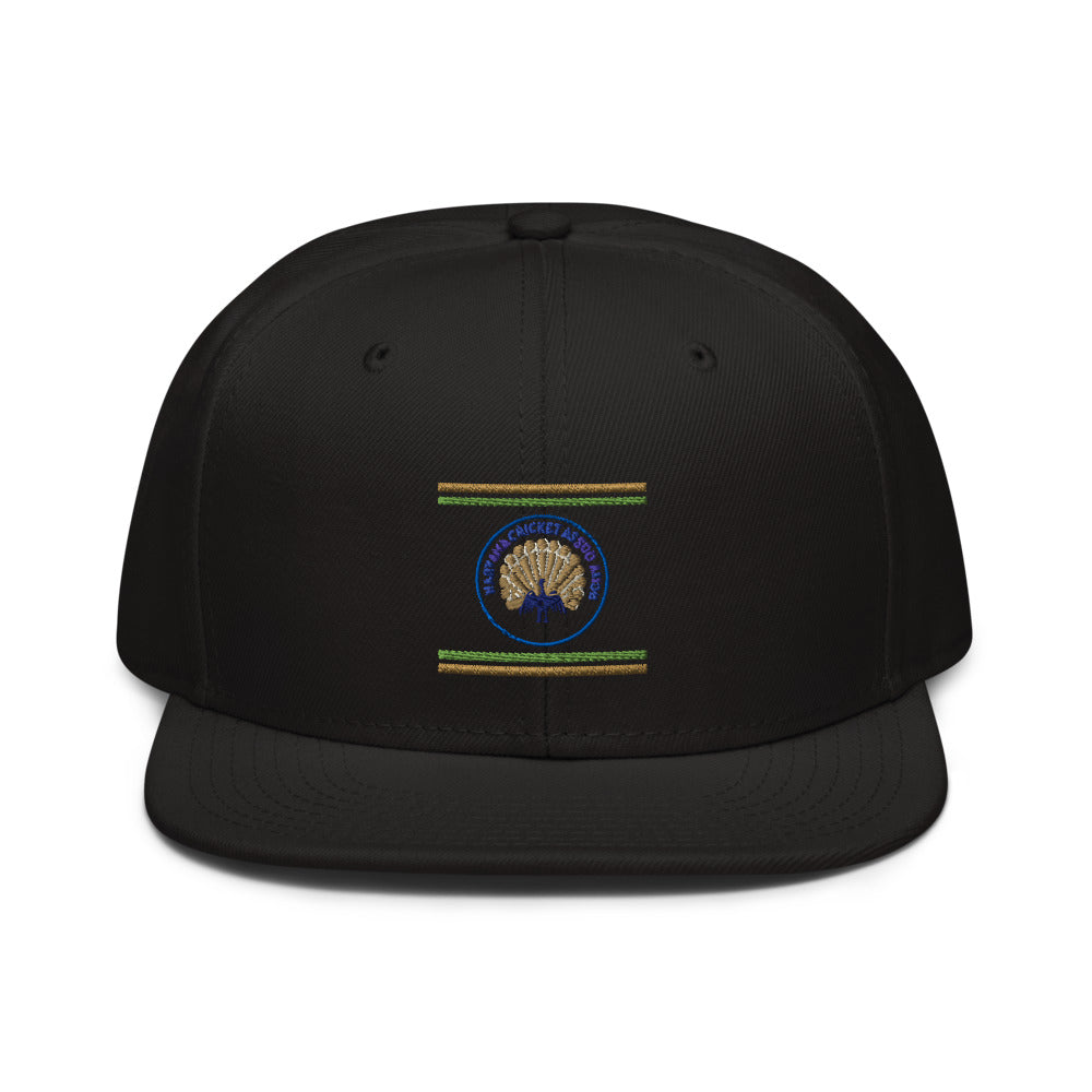 Royal Peacock Cricket Emblem - Black