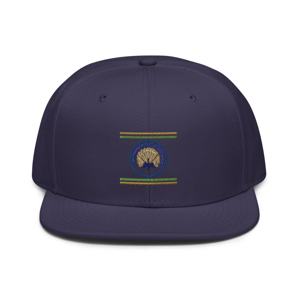 Royal Peacock Cricket Emblem - Navy blue