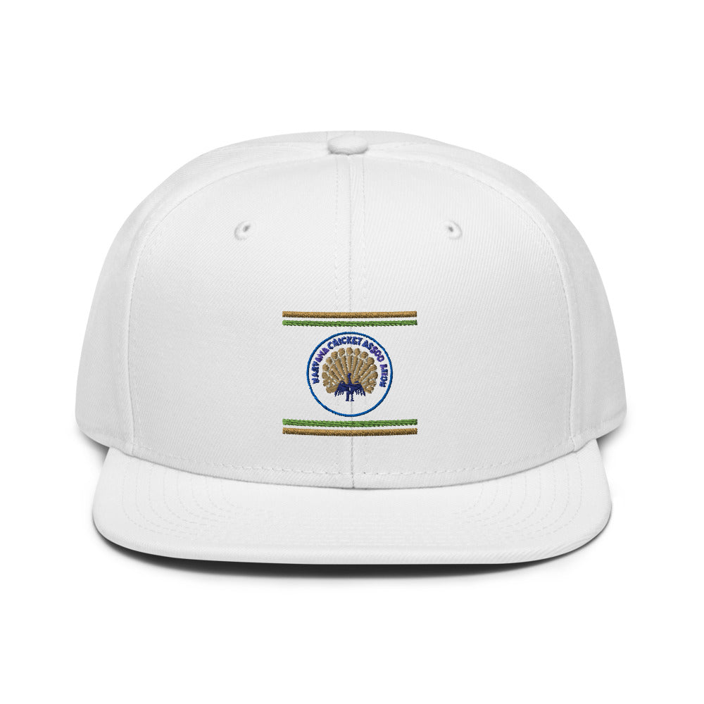 Royal Peacock Cricket Emblem - White