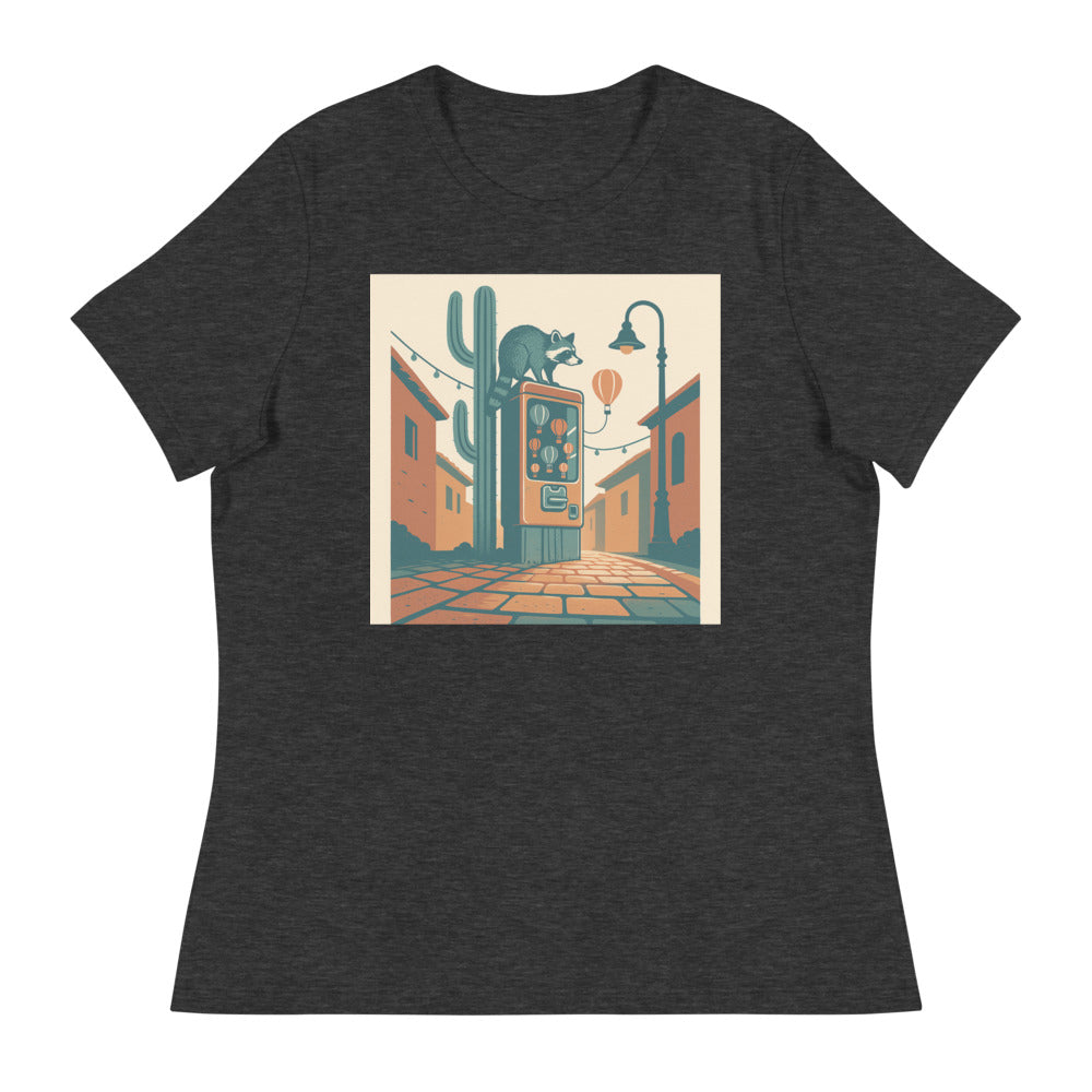 Raccoon's Balloon Vending Machine - Dark Grey Heather