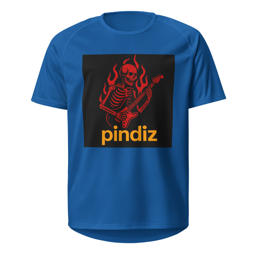 Crimson Flame Rocker Tee - Royal Blue