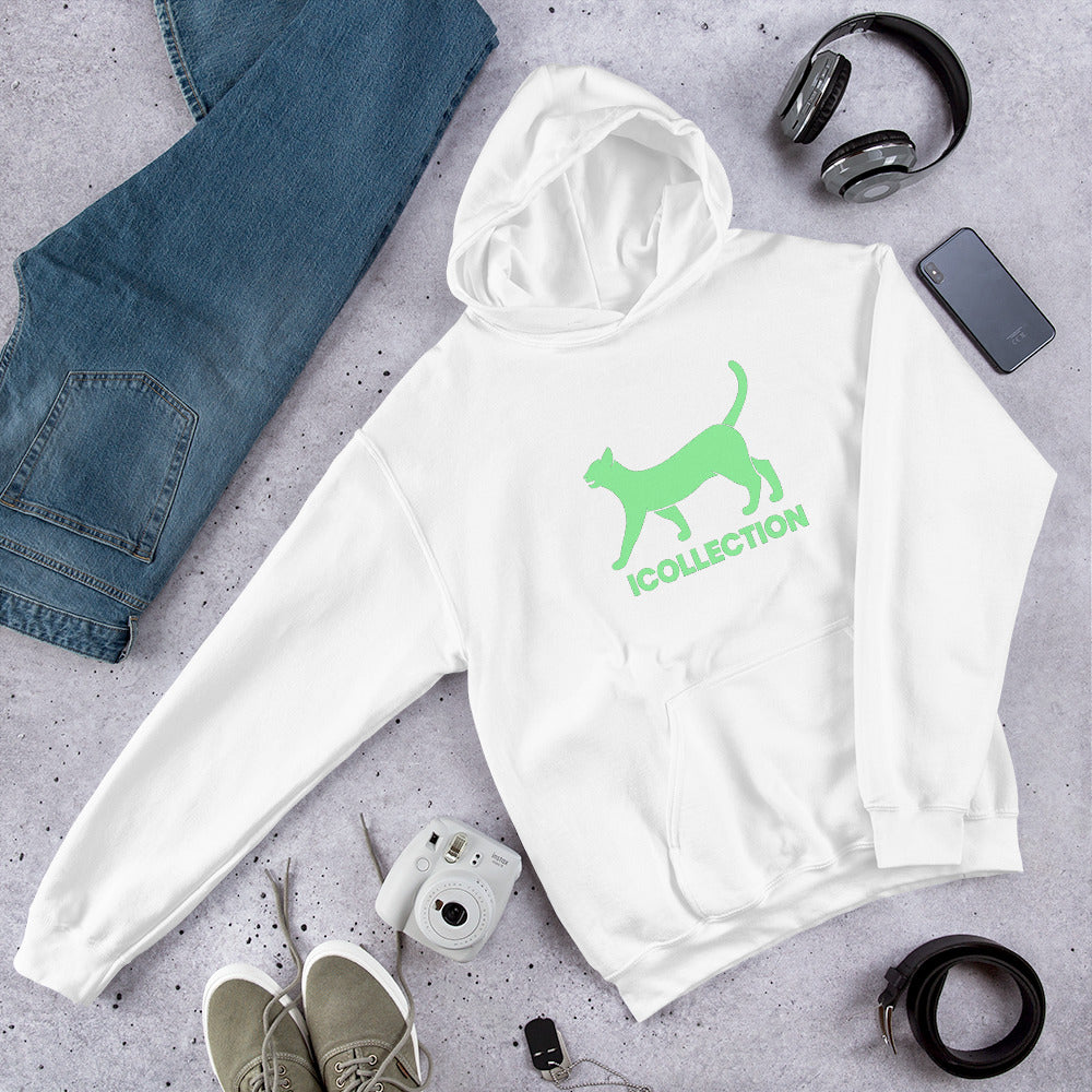 Icollection Neon Cat Glow Hoodie - View 1