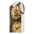 Gilded Clockwork Mosaic - White