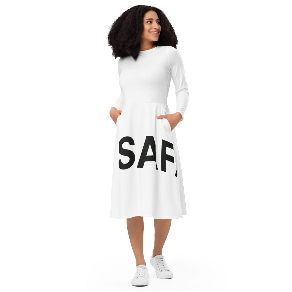 Safa Minimalist Emblem Tee - White