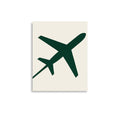 Emerald Jet Minimalist Print - View 1