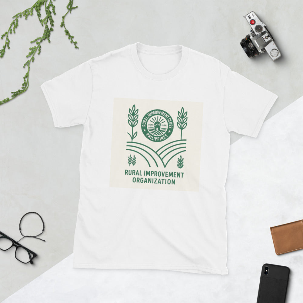 Harvest Crest Minimalist Tee - White