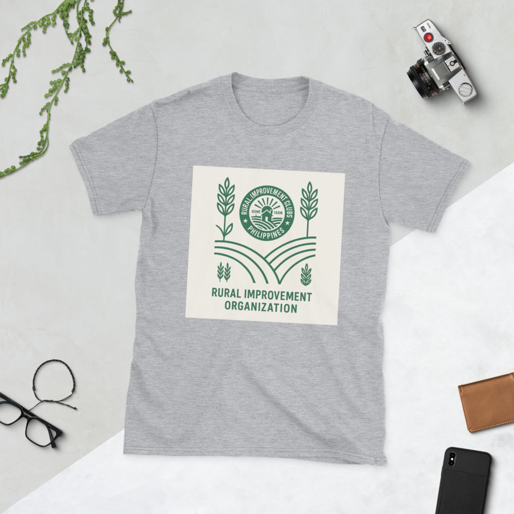 Harvest Crest Minimalist Tee - Sport Grey