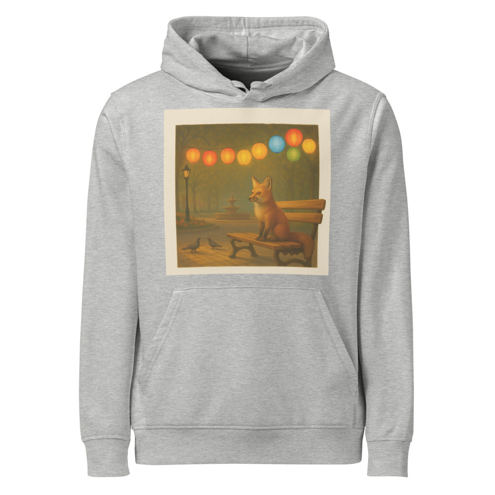 Fox Under Lantern Glow - Heather Grey