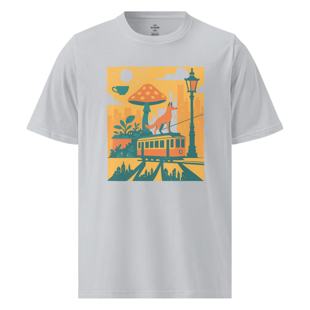 Sunlit Tram of Secret Cities - Grey