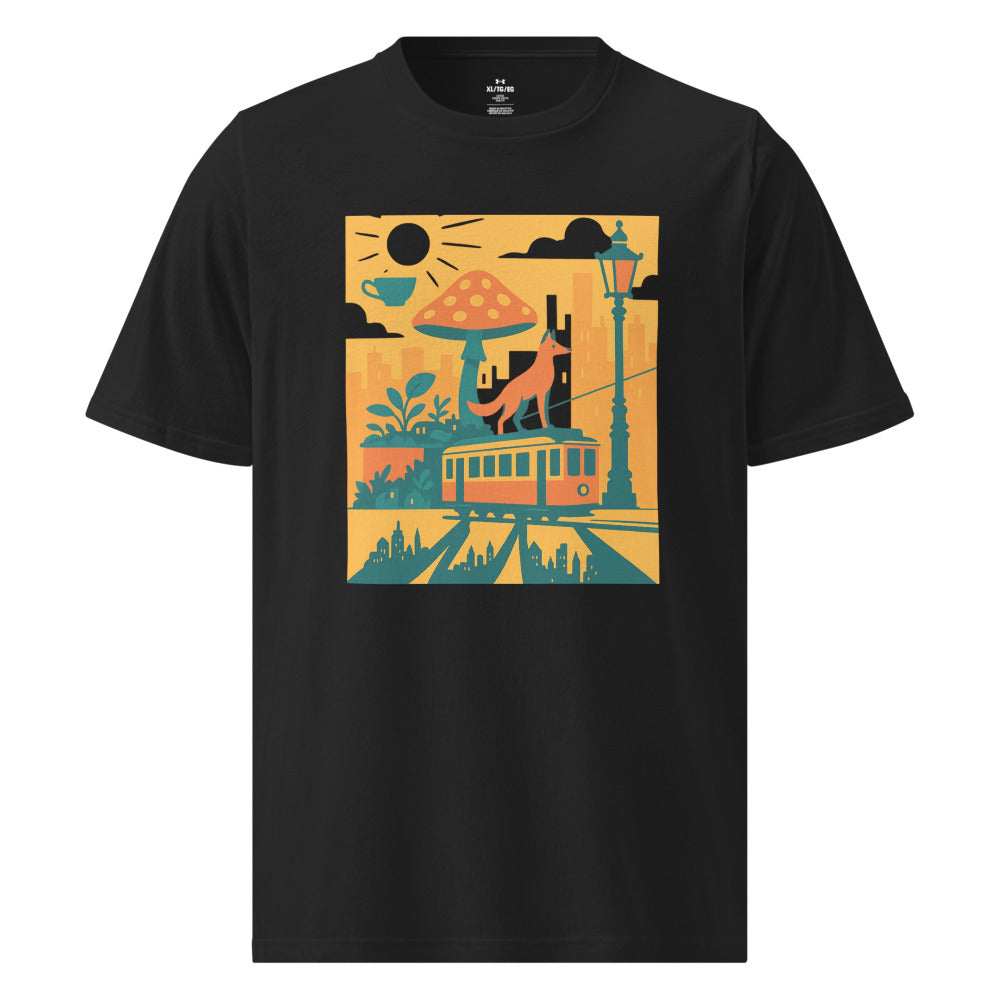 Sunlit Tram of Secret Cities - Black