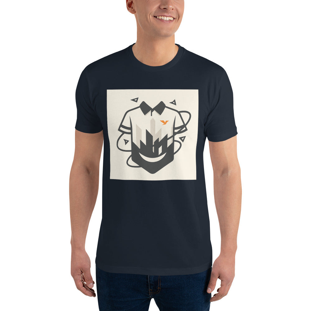 Origami Skyline Badge - Midnight Navy