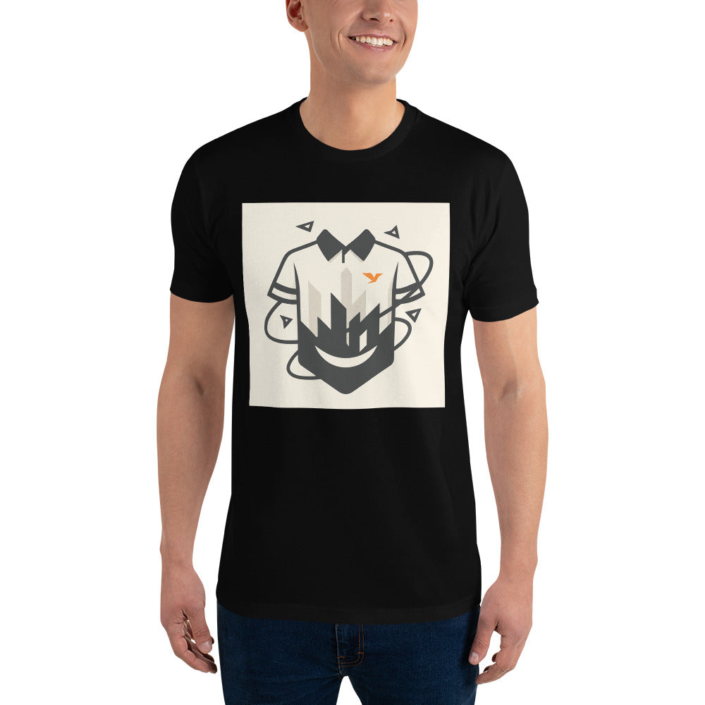 Origami Skyline Badge - Black