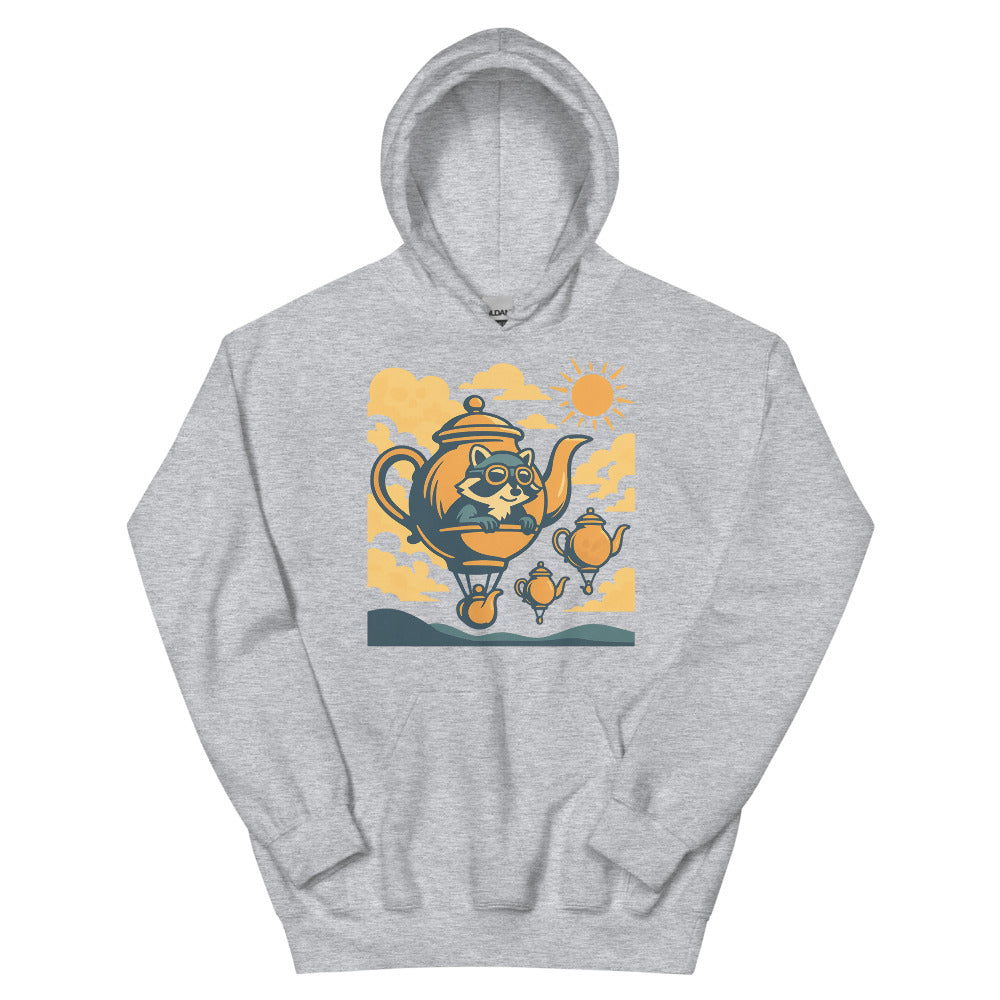 Raccoon's Tea Balloon Voyage - Sport Grey
