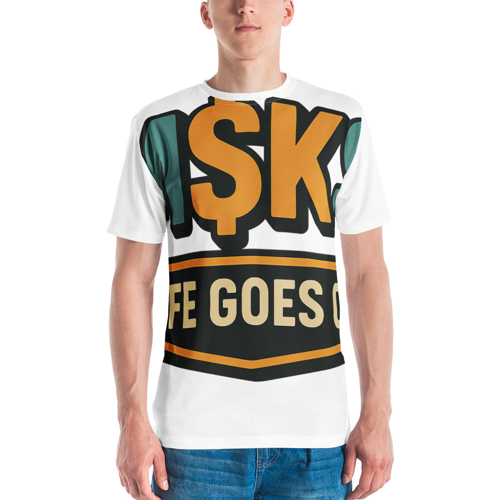M$KS Life Goes On Badge - White