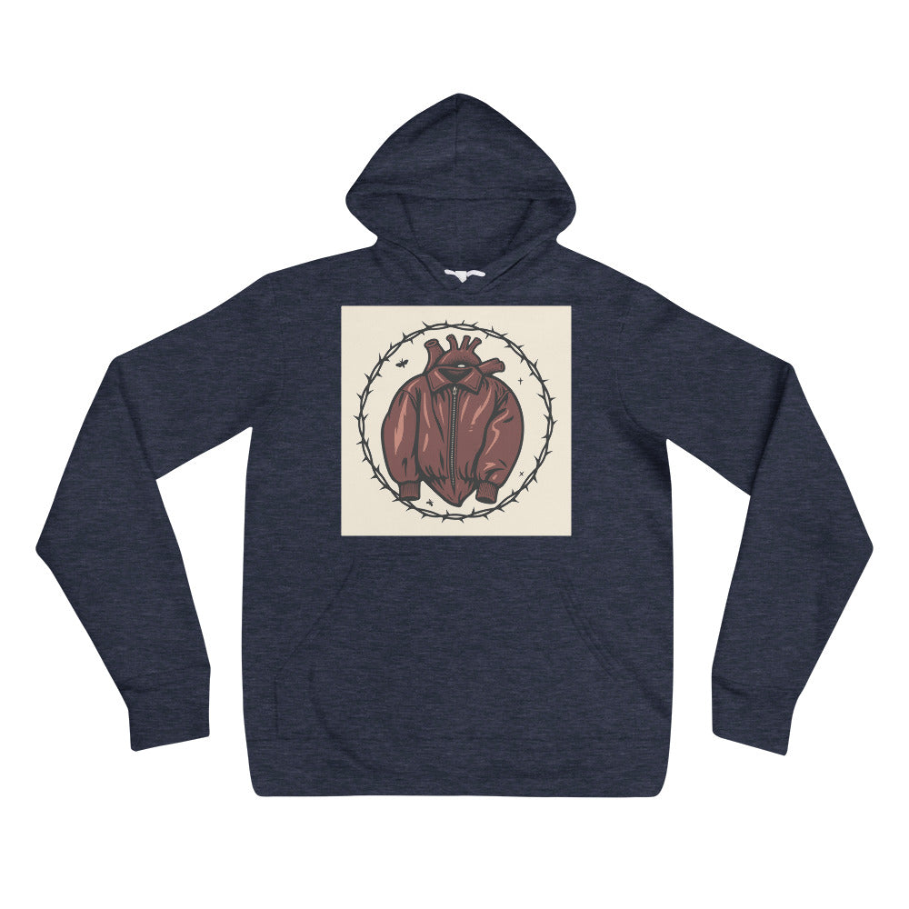 Crimson Heart Bomber - Heather Navy