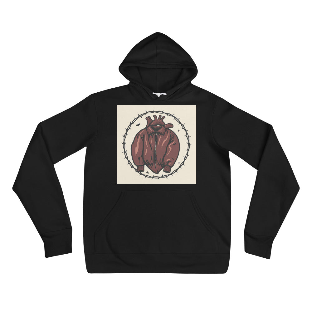 Crimson Heart Bomber - Black