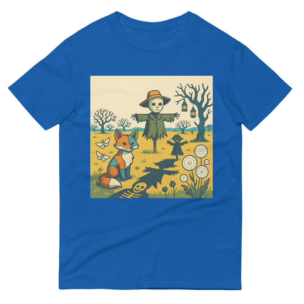 Patchwork Fox and Hollow Shadows - Royal Blue