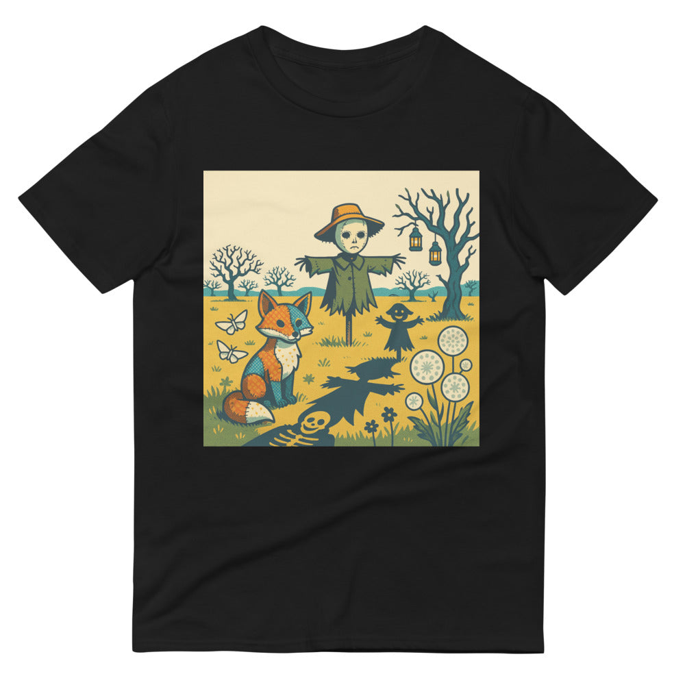 Patchwork Fox and Hollow Shadows - Black
