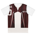 Crimson Chevron Varsity Jersey - White