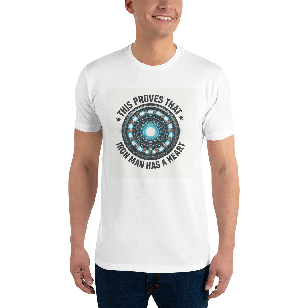 Radiant Core Heart Emblem - White