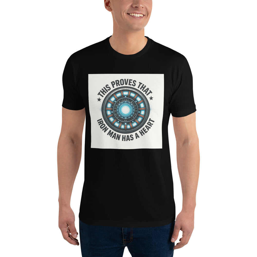 Radiant Core Heart Emblem - Black
