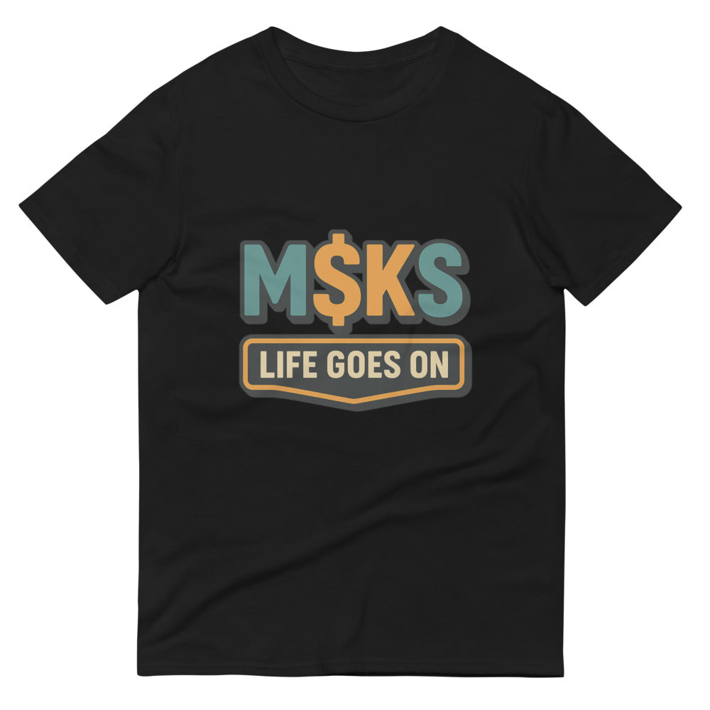 M$KS Life Goes On Badge - Black