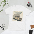 Vintage Recycling Truck Poster - White