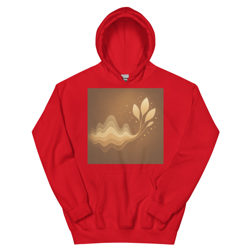 Sepia Soundwave Petal Bloom - Red