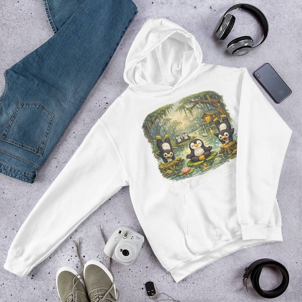 Lily Pad Zen Penguins - View 1