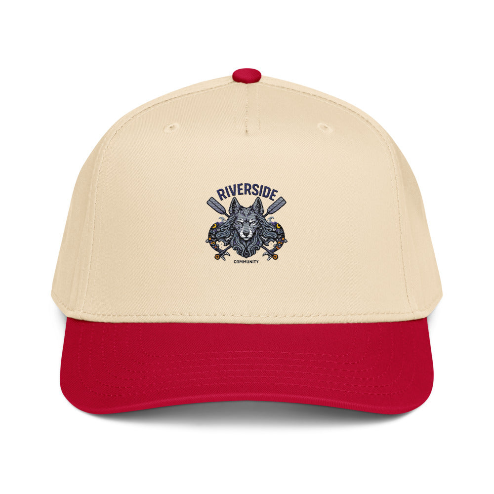 Riverside Koi Wolf Crest - Red/Natural