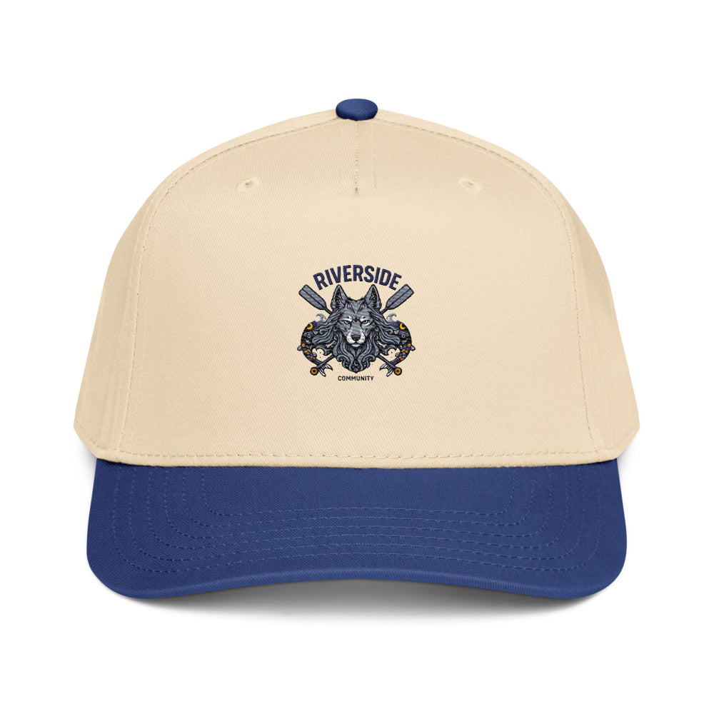 Riverside Koi Wolf Crest - Royal/Natural