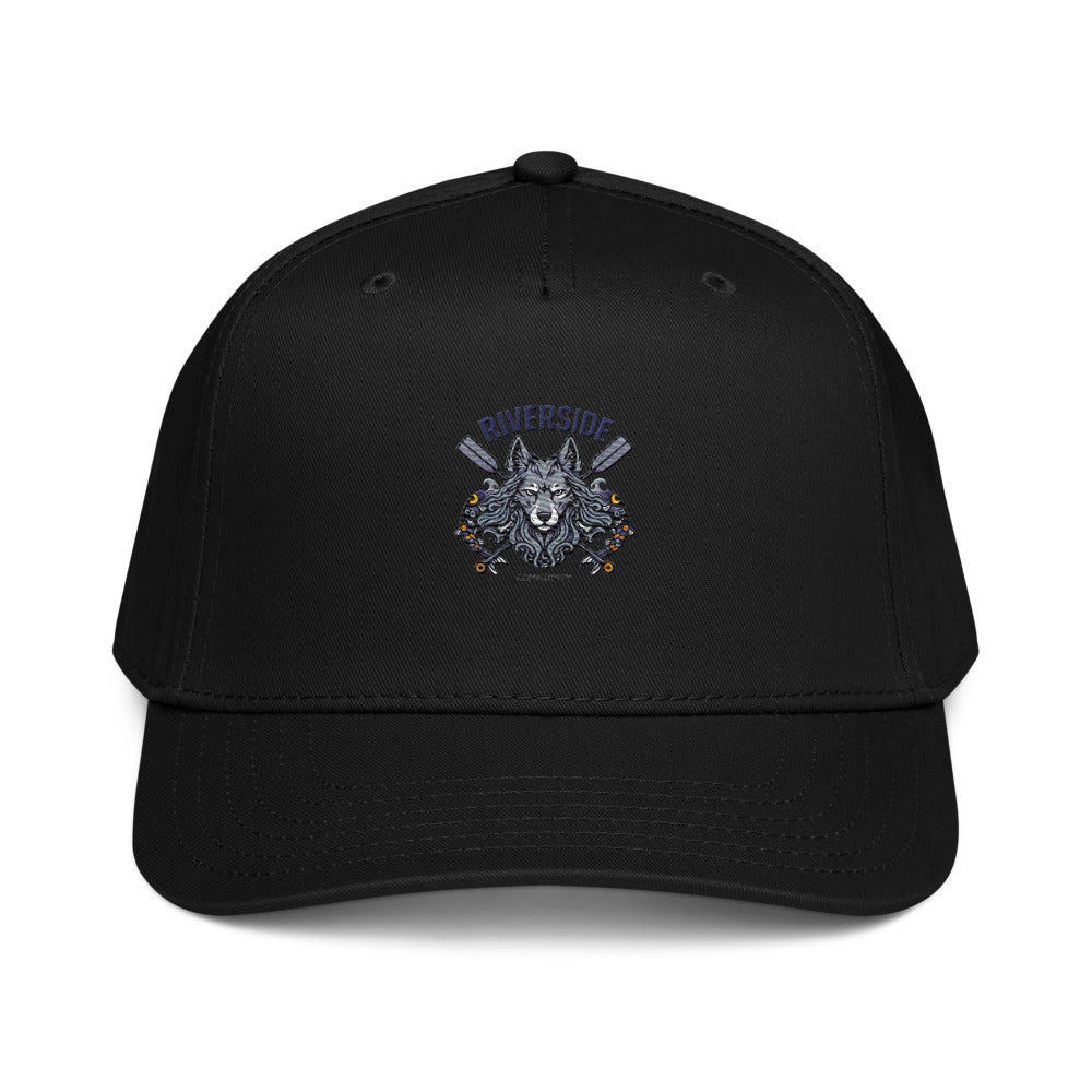 Riverside Koi Wolf Crest - Black