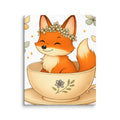 Butterfly Garden Teacup Fox - View 1