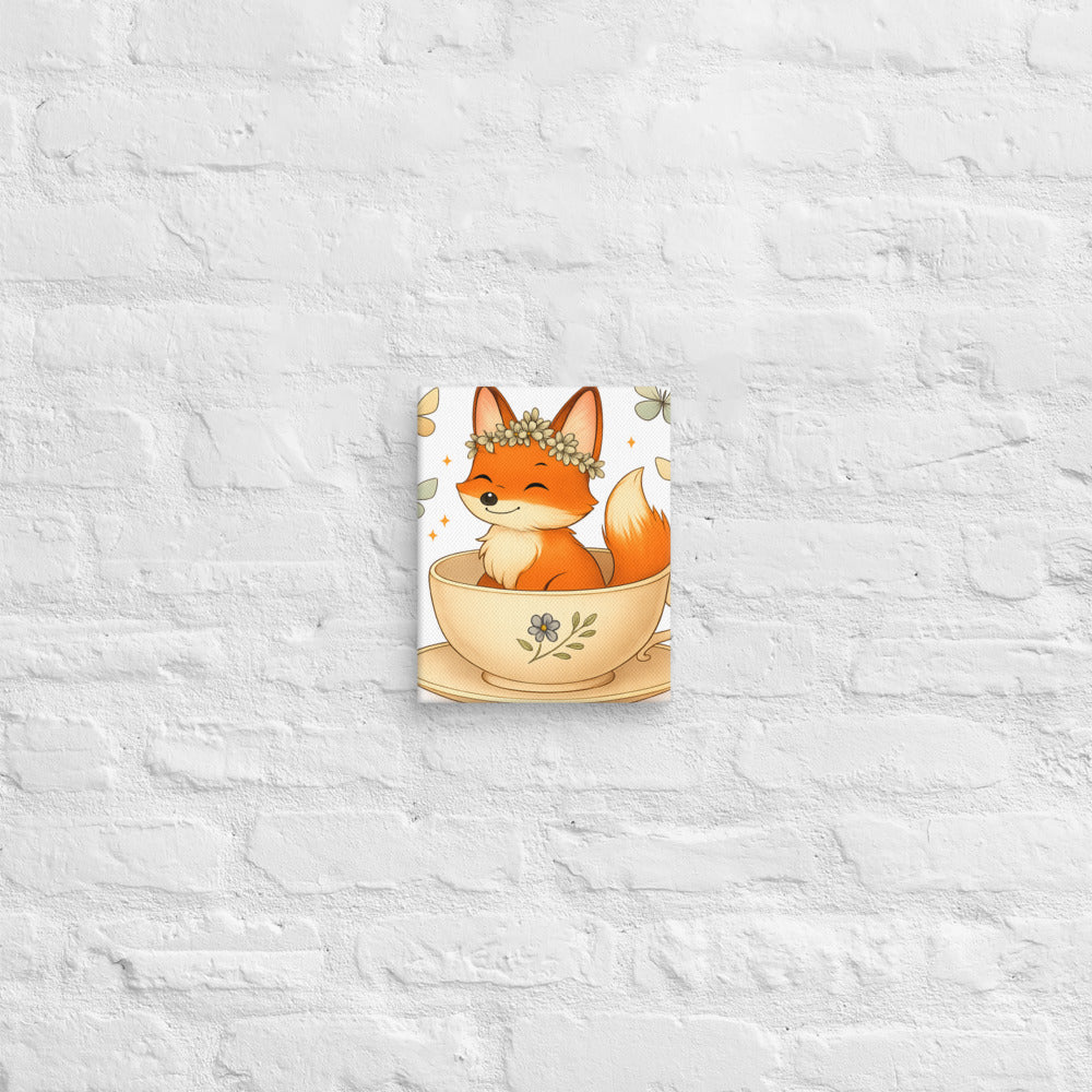 Butterfly Garden Teacup Fox - View 2
