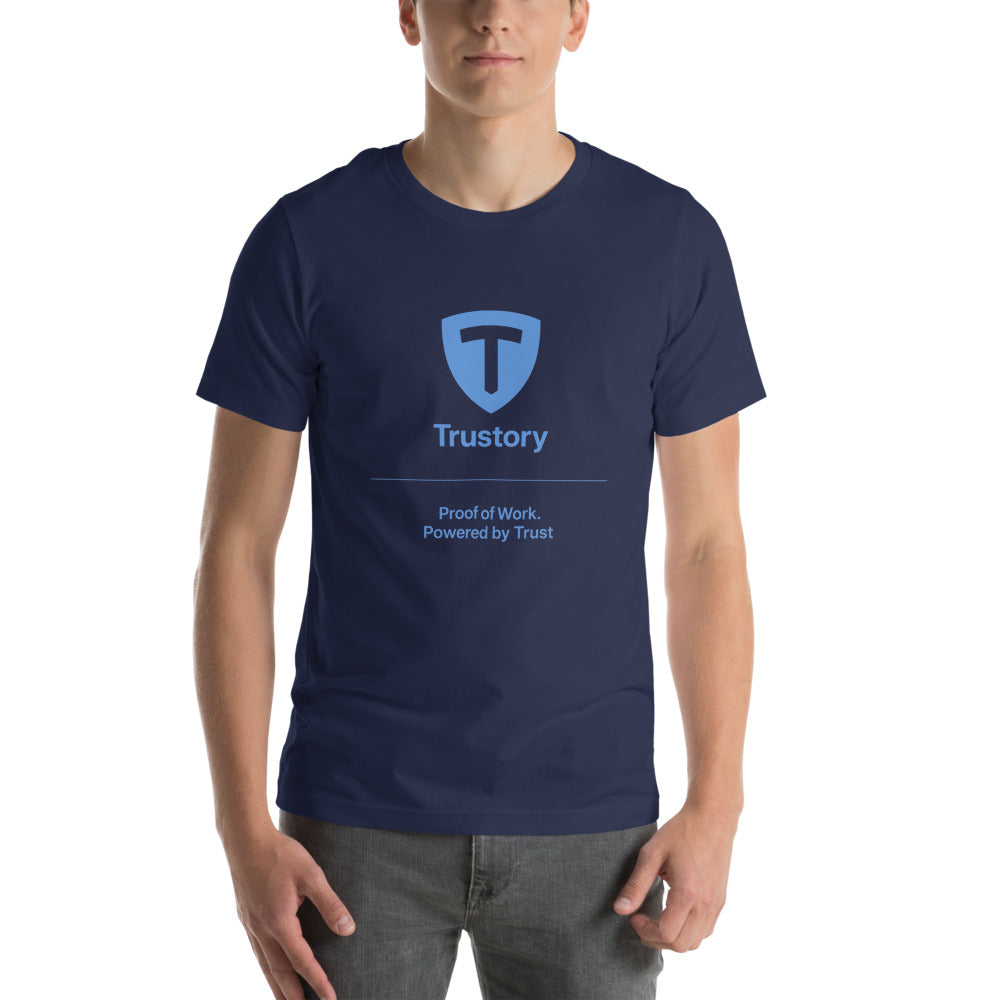 Trustory Neon Shield Tee - Navy