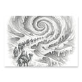 Caravan of the Spiral Dunes - White Matte