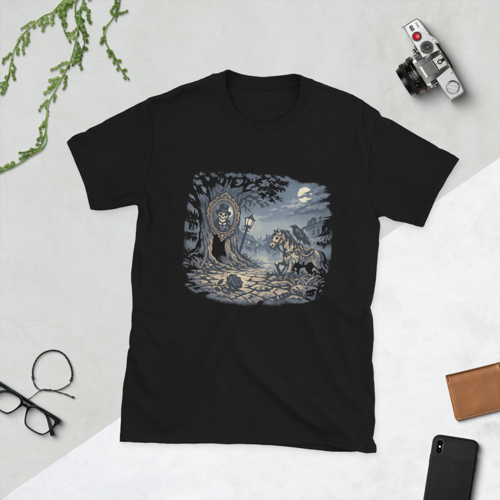 Moonlit Mirror and Black Rose - Black