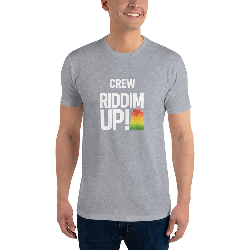 Riddim Up Crew Tee - Heather Grey