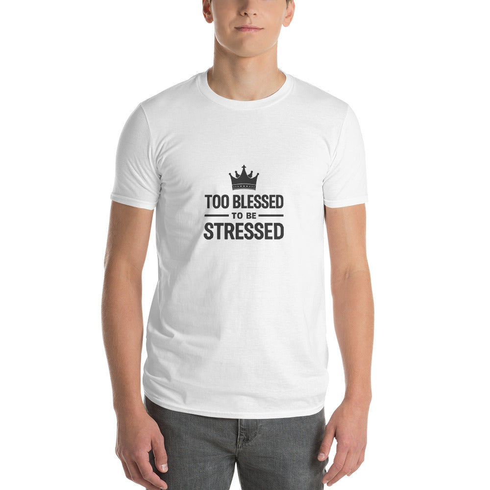 Too Blessed To Be Stressed Tee - View 1