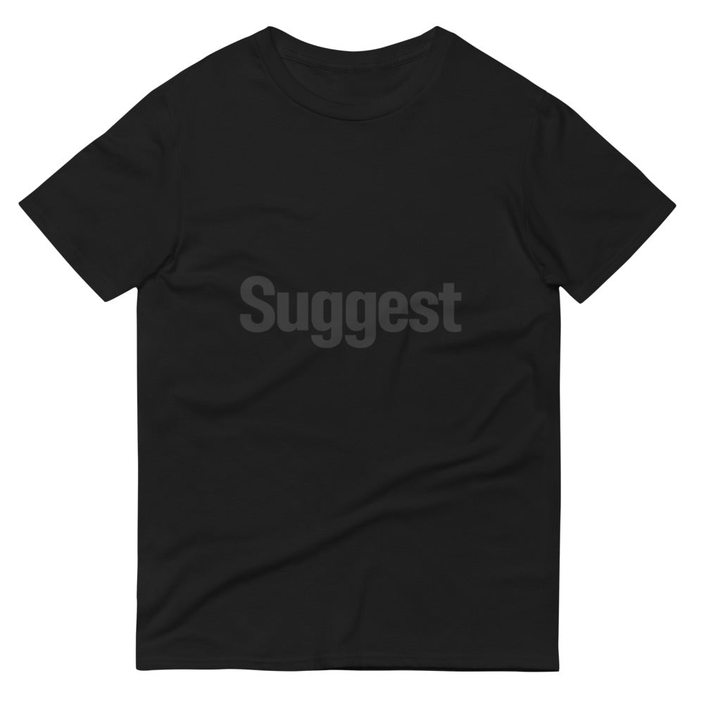 Suggest Shadow Statement Tee - Black