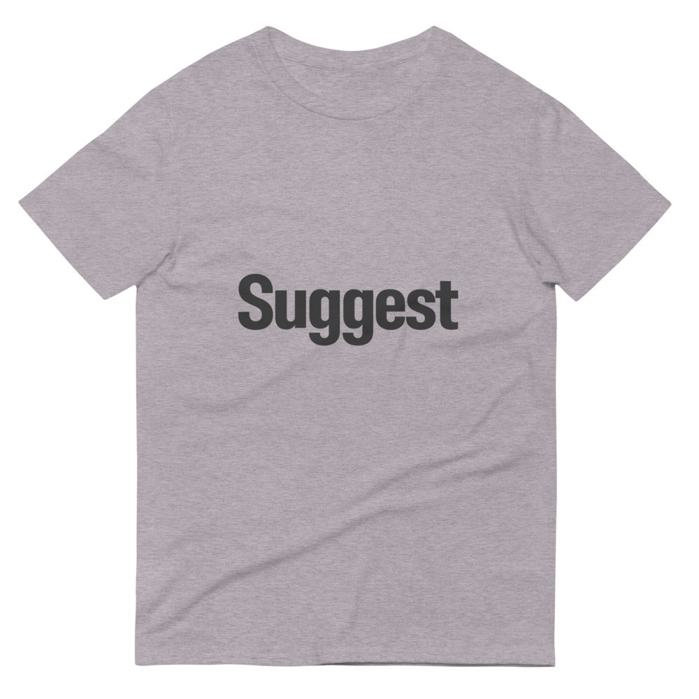 Suggest Shadow Statement Tee - Heather Grey