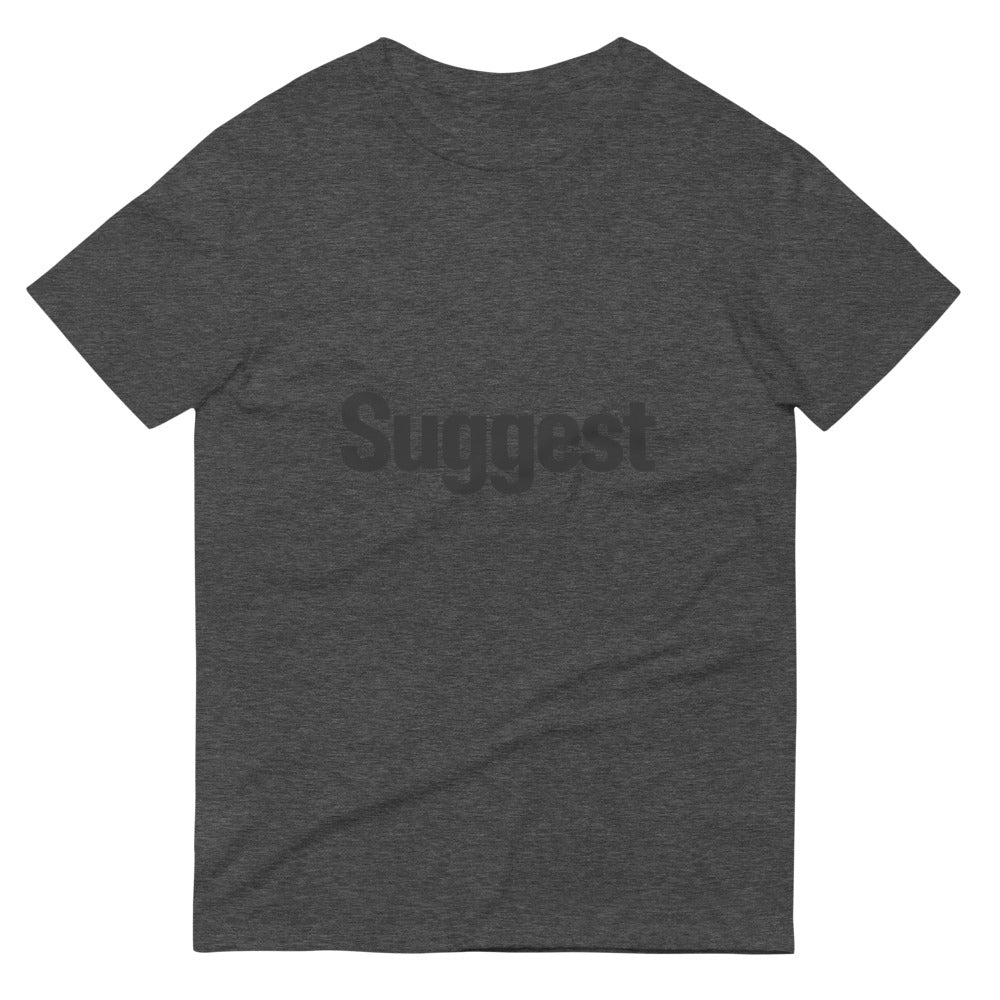 Suggest Shadow Statement Tee - Heather Dark Grey