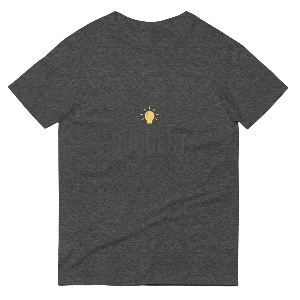 Glowing Idea Graphic Tee - Heather Dark Grey