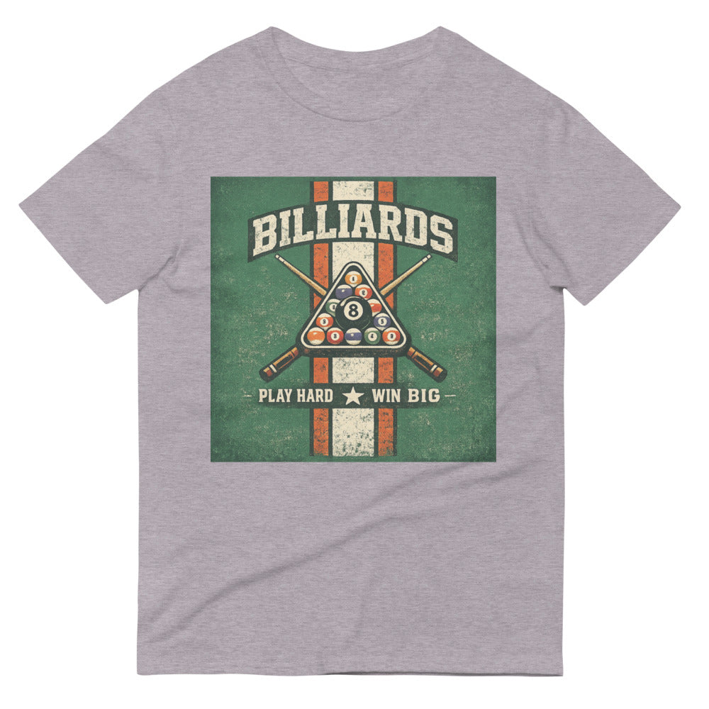 Retro Pool Hall Jersey - Heather Grey