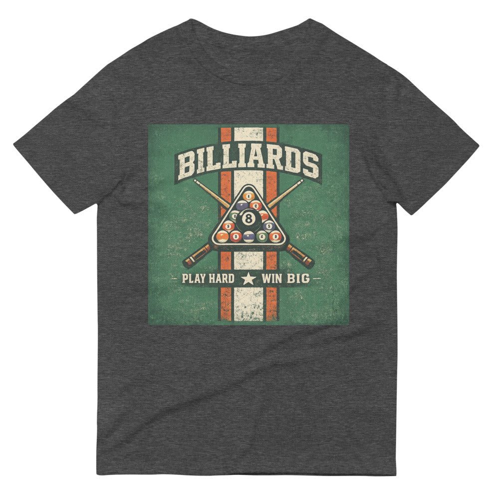 Retro Pool Hall Jersey - Heather Dark Grey