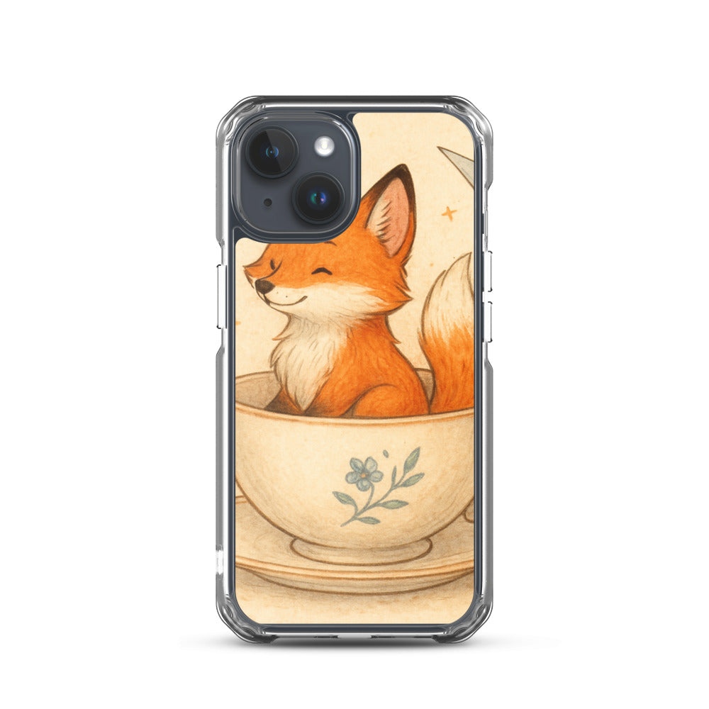 Teacup Fox and Origami Cranes - View 1