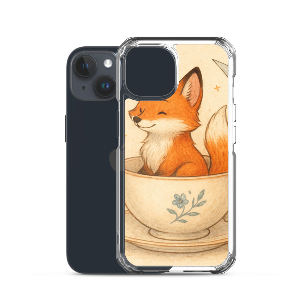 Teacup Fox and Origami Cranes - View 2