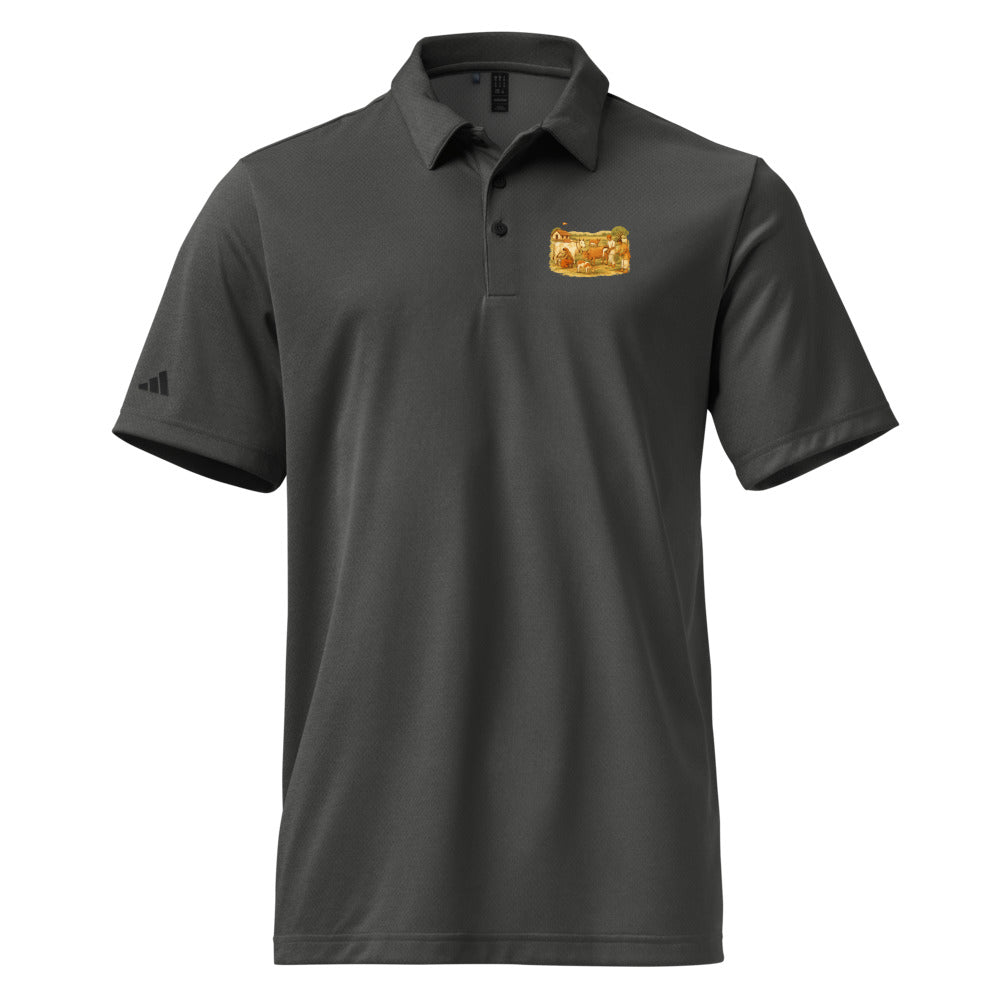Sunlit Village Dairy Tee - Black Melange