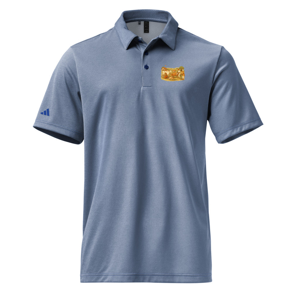 Sunlit Village Dairy Tee - Collegiate Royal Melange
