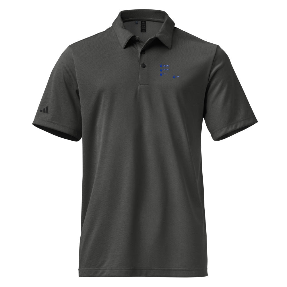 Blue Book Tutor Polo - Black Melange